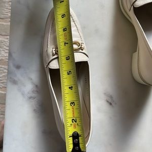 Measurements for Ferragamo White Loafers